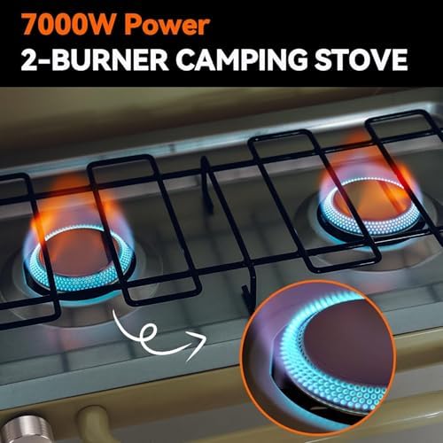 Portable Camping stove 2-Burner - Image 4