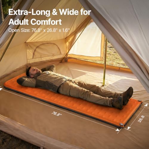 OGERY Foam Camping Mattress, Insulated Portable Sleeping Pad - Image 3