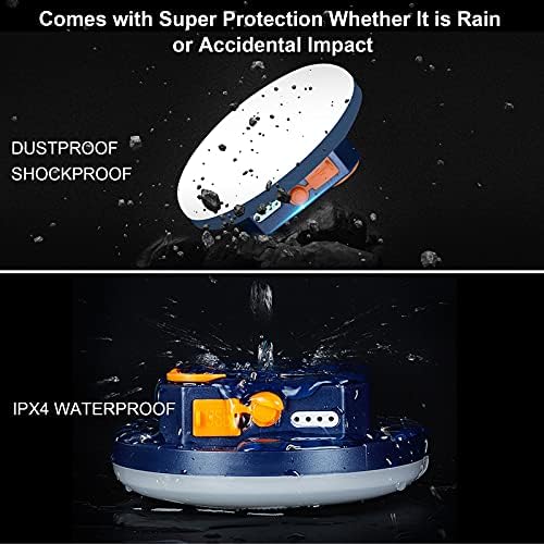 3000LM Flashlight Portable LED Camping Lantern Light 15W with Digital Display and Magnet , IPX5 Waterproof Tent Lights Light for Parents Christmas Gift - Image 3