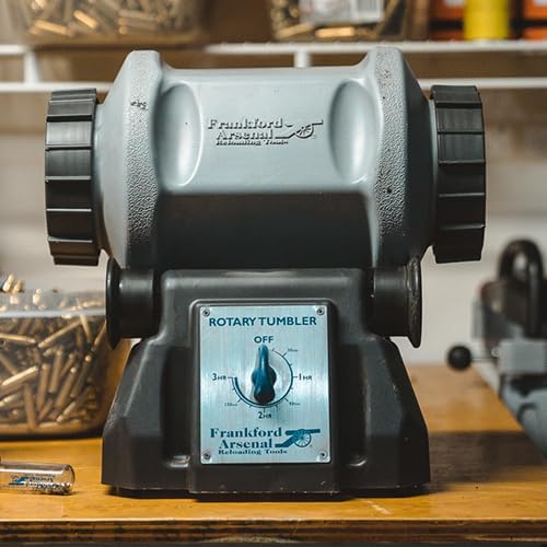 Frankford Arsenal Rotary Tumbler and Accessories with Media Separator, Cleaning Essentials, For Brass Cleaning, Reloading, and Gunsmithing - Image 4
