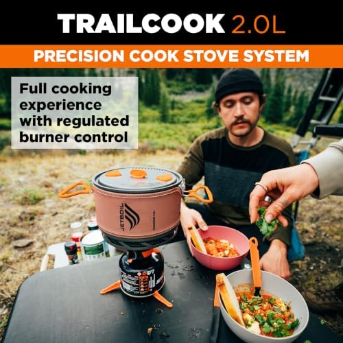 Jetboil TrailCook 2.0L Camping and Backpacking Stove Cooking System with Adjustable Heat Control, New for 2026, Tan - Image 2