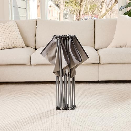 Regalo Extra Long My Cot® Portable Toddler Bed, Foldable Kids Travel Bed & Camping Cot for Ages 2–8, Indoor/Outdoor, Extra Large 54” x 28” x 12”, Supports up to 80 lbs, Gray - Image 3