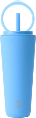REDUCE Halo 32 oz Stainless Steel Vacuum Insulated Tumbler - Spill Proof Travel Mug with Flip Handle Lid - Keeps Drinks Cold for 32 Hrs - Dishwasher Safe - Cupholder Friendly - Oahu Blue by Reduce
