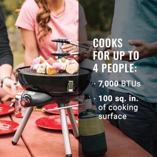 Coleman 4-in-1 Portable Propane Grill with 4 Cooking Attachments, Grill/Stove/Griddle/Wok with 7000 BTUs of Power for Grilling, Tailgating, Camping, BBQ, & More - Image 3