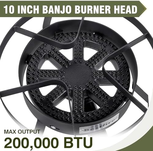 BESTFIRE 16" Single Propane Burner 200,000 BTU Portable Gas Stove - Image 6