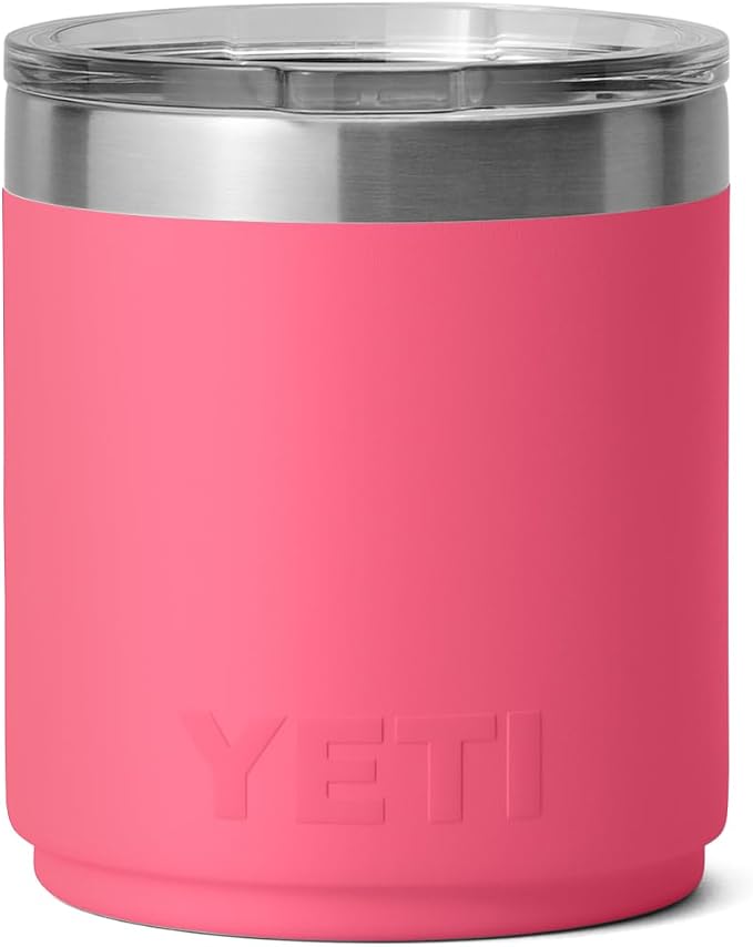 YETI Rambler 10 oz Stackable Lowball 2.0, Vacuum Insulated, Stainless Steel with MagSlider Lid, Tropical Pink - Image 6