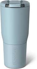 BrüMate Nav 25oz 100% Leak Proof Insulated Travel Tumbler with Magnetic BevLock™ Lid - Double Wall Cup-Holder Friendly Stainless Steel Mug (Mist) by Br%C3%BCMate