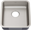 KRAUS Dex 17-inch Undermount 16 Gauge Stainless Steel Single Bowl ADA Kitchen by KRAUS