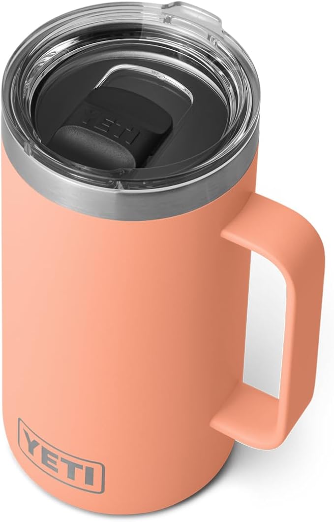 YETI Rambler 24 oz Mug, Vacuum Insulated, Stainless Steel with MagSlider Lid by YETI