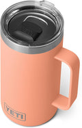 YETI Rambler 24 oz Mug, Vacuum Insulated, Stainless Steel with MagSlider Lid by YETI