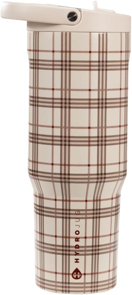 HydroJug Sport - Stainless Steel Tumbler with Straw, Vacuum Insulated, 40oz Leakproof Water Bottle, Ergonomic Design, Reusable, Dishwasher Safe, Rubber Base, Durable for Gym or Outdoors, Blair by Hydrojug