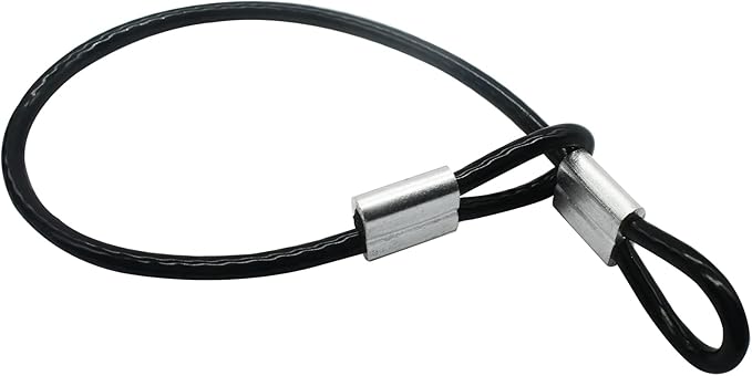 10 Pcs 4mm Wire 12 inch Vinyl Coated Stainless Steel Cable by Floyutin