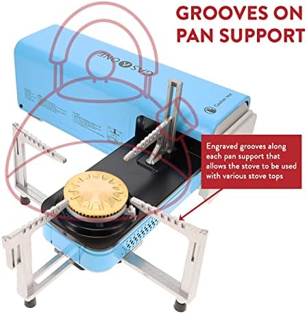 Gas One GS-8300 - Camp Stove Compact Butane Stove with Carrying Case - Foldable Portable Stove - Image 4