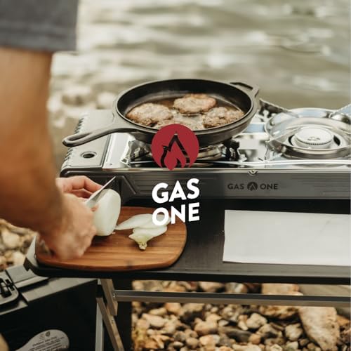 GasOne 2-Burner Portable Camp Stove - High Output 15,300 BTU - With Durable Carrying Case, Automatic Ignition, Safety Features, Perfect for Camping, Hiking, Tailgating, and Emergency Preparedness - Image 3