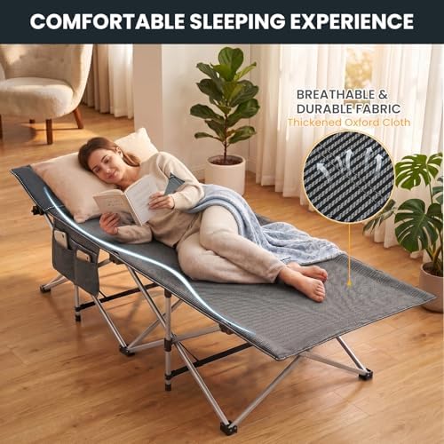 LILYPELLE Camping Cot, Portable Folding Cots for Adults - Image 6