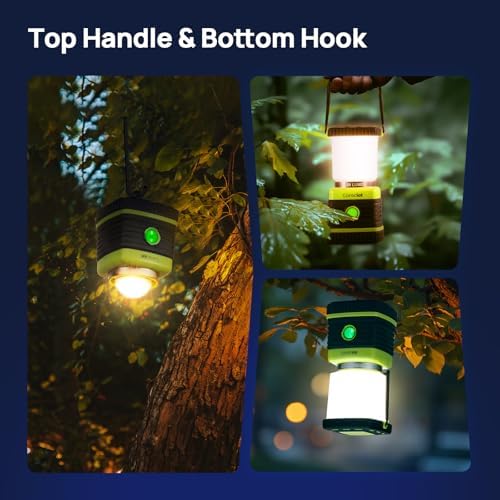 Consciot 1000LM Battery Powered LED Camping Lantern, 4 Light Mode, Dimmable - Image 5