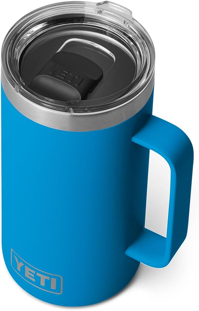 YETI Rambler 24 oz Mug, Vacuum Insulated, Stainless Steel with MagSlider Lid by YETI
