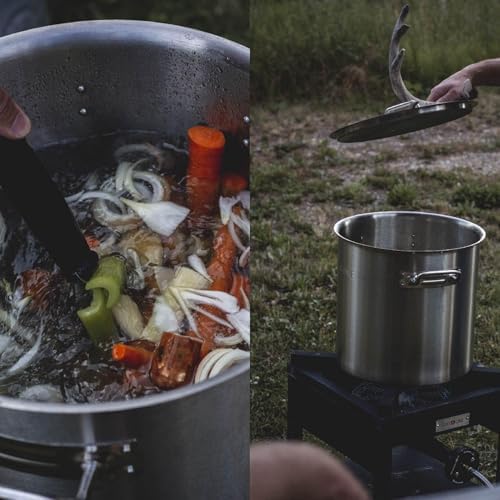 GasOne B-5350A Propane Burner Cooker, Heavy-Duty Outdoor Gas Stove with Steel-Braided Regulator Hose for Turkey Frying & Outdoor Cooking - Image 7