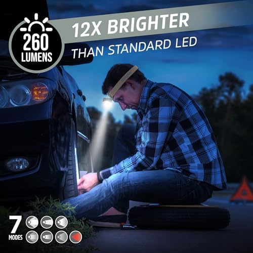 Energizer LED Headlamp PRO, IPX4 Water Resistant Headlamps, High-Performance Head Light for Outdoors, Camping, Running, Storm, Survival LED Light for Emergencies (Batteries Included) | (Pack of 8) - Image 2