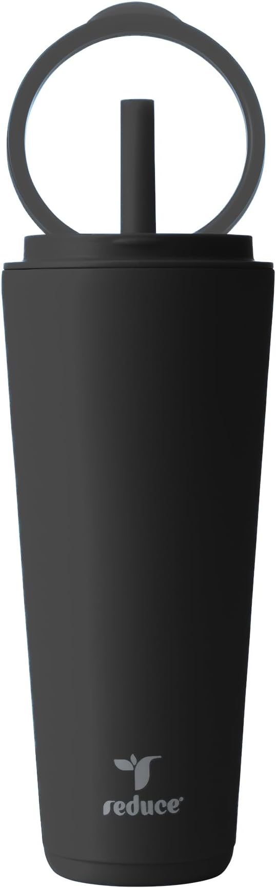 REDUCE Halo 32 oz Stainless Steel Vacuum Insulated Tumbler - Spill Proof Travel Mug with Flip Handle Lid - Keeps Drinks Cold for 32 Hrs - Dishwasher Safe - Cupholder Friendly - Phantom by Reduce