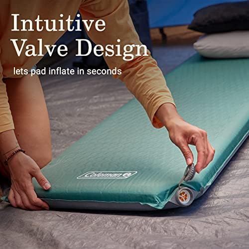 Coleman Silver Springs Self-Inflating Sleeping Pad, Comfortable Camp Pad with Insulating Foam & Durable PVC Coating, Lightweight Sleeping Mat Inflates in Minutes - Image 3
