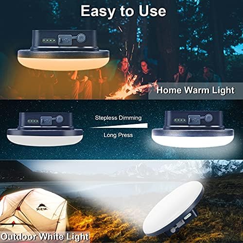 16500mAh Portable LED Camping Lantern Rechargeable Light - Image 2