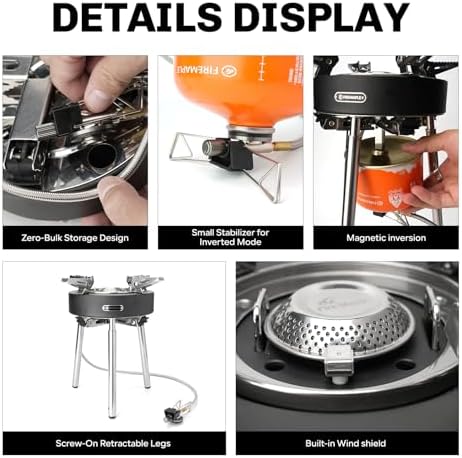 Fire-Maple Saturn X Camping Stove 4400W Gas Stove with Dual Preheating Tube - Image 6