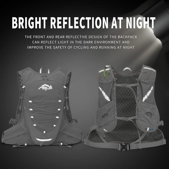 Running Hydration Vest for Men Women Water Backpack for Running 3L Running - Image 5