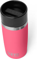 YETI Rambler 12 oz Travel Bottle, Stainless Steel, Vacuum Insulated with Leakproof Commuter Cap, Tropical Pink by YETI