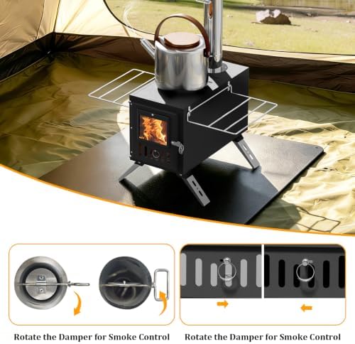 portable Hot Tent Stove camping heaters for tents Outdoor Heating & Cooking - Image 6