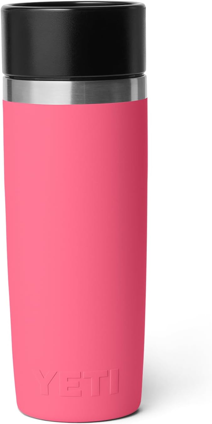 YETI Rambler 16 oz Travel Bottle, Stainless Steel, Vacuum Insulated with Leakproof Commuter Cap, Tropical Pink - Image 7