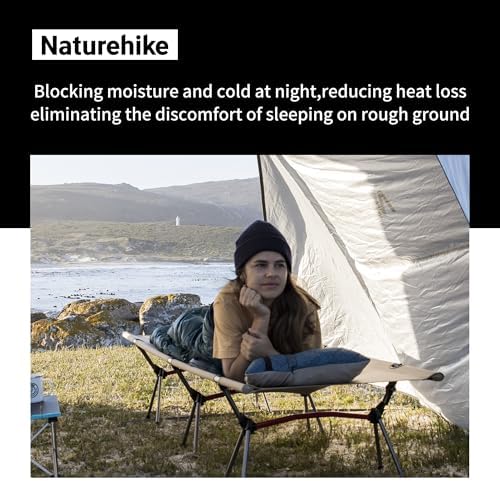 Naturehike ArmyWild Folding Camping Cot, Height Adjustable Ultralight Backpacking Cot, Portable Camping Bed for Camping Hiking Travel Home - Image 5