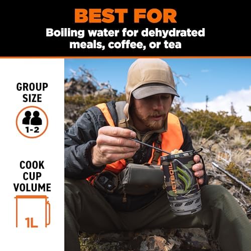 Jetboil Flash Portable Fast Boil Stove for Camping and Backpacking with 1-Step Auto Ignition, Propane/Isobutane Burner with Cooking Cup - Image 3