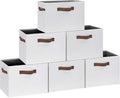 GhvyenntteS 6 Pack Large Fabric Storage Bins by GhvyenntteS