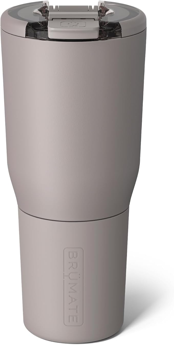 BrüMate Nav 35oz 100% Leak Proof Insulated Travel Tumbler with Magnetic BevLock™ Lid - Double Wall Cup-Holder Friendly Stainless Steel Mug (Mocha) by Br%C3%BCMate