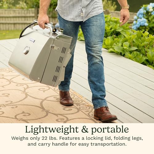 Cuisinart Outdoor Gas Grill, 20,000 BTU, Portable, 2-Burner - Image 6