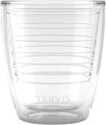 Tervis Clear & Colorful Tabletop 12oz Made in USA Double Walled Insulated Tumbler Travel Cup Keeps Drinks Cold & Hot, 12oz, Clear by TervisTumblerCompany