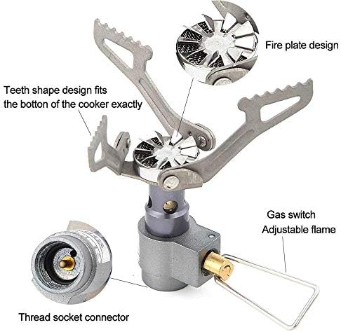BRS Outdoor BRS-3000T Ultra-Light Titanium Alloy Miniature Portable Picnic Camping Gas Cooking Stove Portable Ultralight Burner 25gram - Image 3