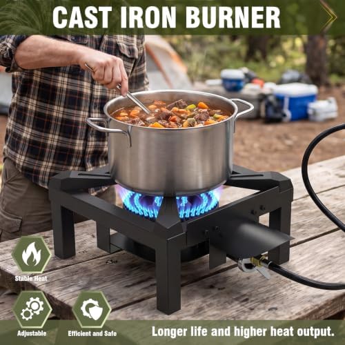 BESTFIRE Propane Burner 100K BTU for Outdoor Cooking - Image 5