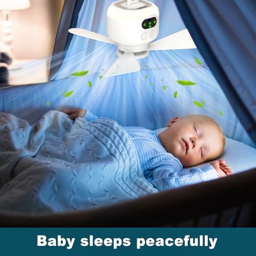 10.6 Inch Portable Camping Fan with Light, 8000mAh Rechargeable Tent Fan - Image 6