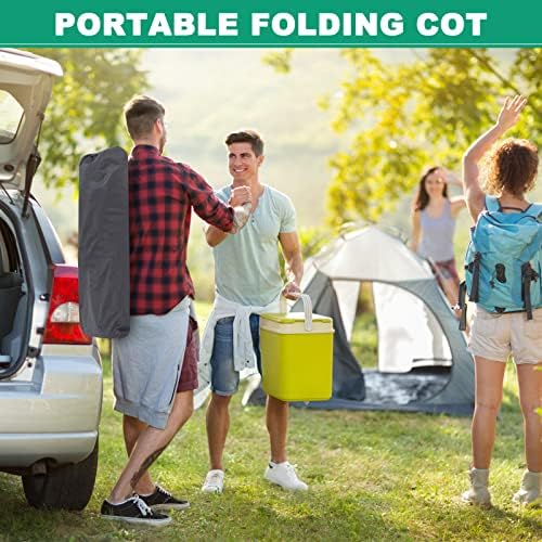 LILYPELLE Folding Camping Cot, Extra Wide Heavy Duty Sleeping Cots - Image 4