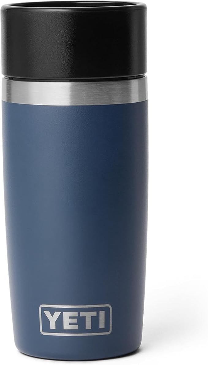 YETI Rambler 12 oz Travel Bottle, Stainless Steel, Vacuum Insulated with Leakproof Commuter Cap, Navy - Image 5