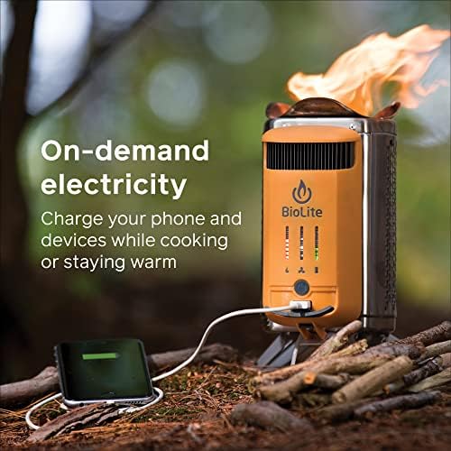 BioLite CampStove 2+ Wood Burning, Electricity Generating & USB Charging Camp Stove - Image 2
