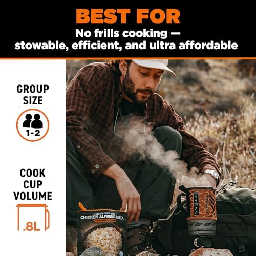 Jetboil Zip 0.8L Portable Fast Boil Stove with Easy-Turn Knob Igniter for Backpacking and Camping, Propane/Isobutane Burner - Image 3