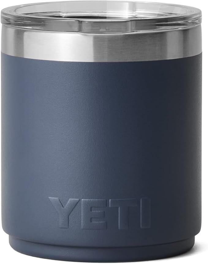 YETI Rambler 10 oz Stackable Lowball 2.0, Vacuum Insulated, Stainless Steel with MagSlider Lid, Navy - Image 6