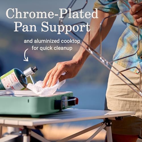 Coleman Cascade 222 2-Burner Camping Stove, Portable Cooktop with 22,000 BTUs, Matchless Lighting, & Dual Wind Guards, Great for Outdoor Cooking, Camping, Tailgating, Grilling, BBQs, & More - Image 6