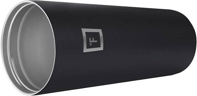 IRON °FLASK Classic Tumbler - Vacuum Insulated Stainless Steel Water Bottle, Double Walled, Drinking Cup, Insulated Travel Mug (Midnight Black, 24 oz Solid Lid) - Image 5