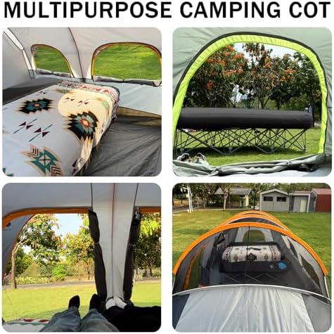 KAMPKEEPER Camping Cot for Adults with Air Mattress, No Air Pump - Image 4