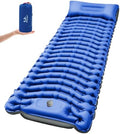 Ultralight Camping Sleeping Pad with Pillow & Built-in Foot Pump by Pretyw