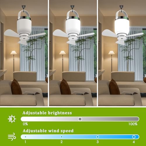 2 in 1 Camping Fan with Lantern, Tent Ceiling Fans with Lights and Remote - Image 3